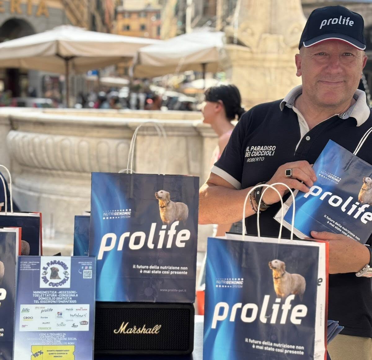 Mangimi e prodotti preparati per una consegna